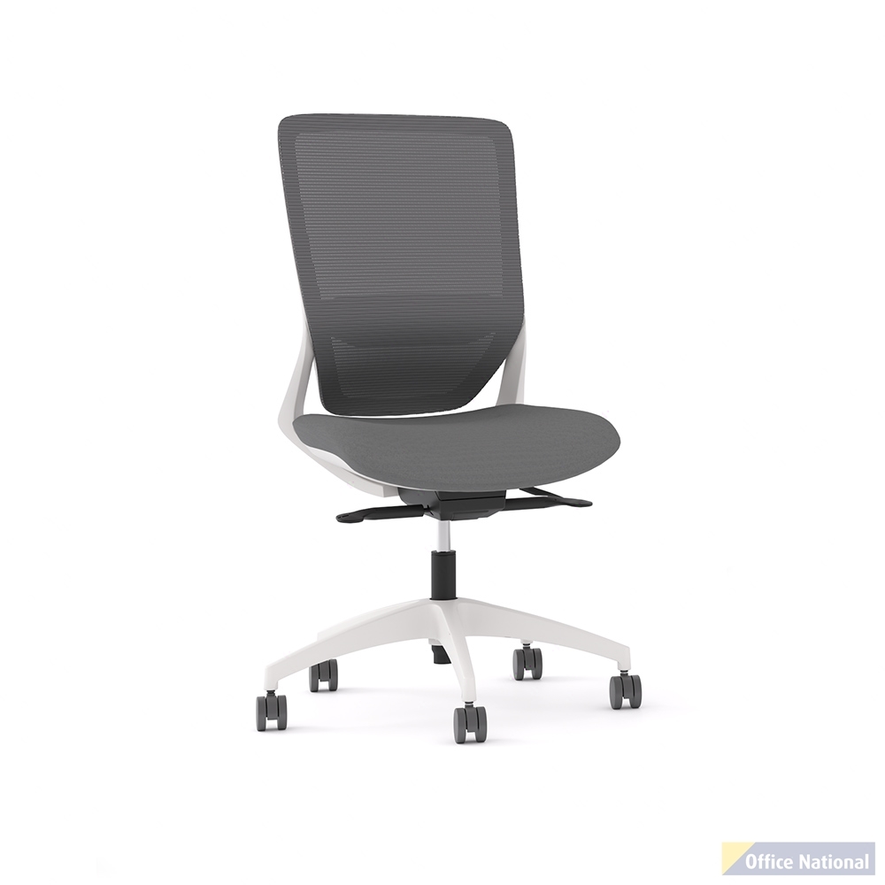 OLG ENGAGE TASK CHAIR NO ARMS WHITE