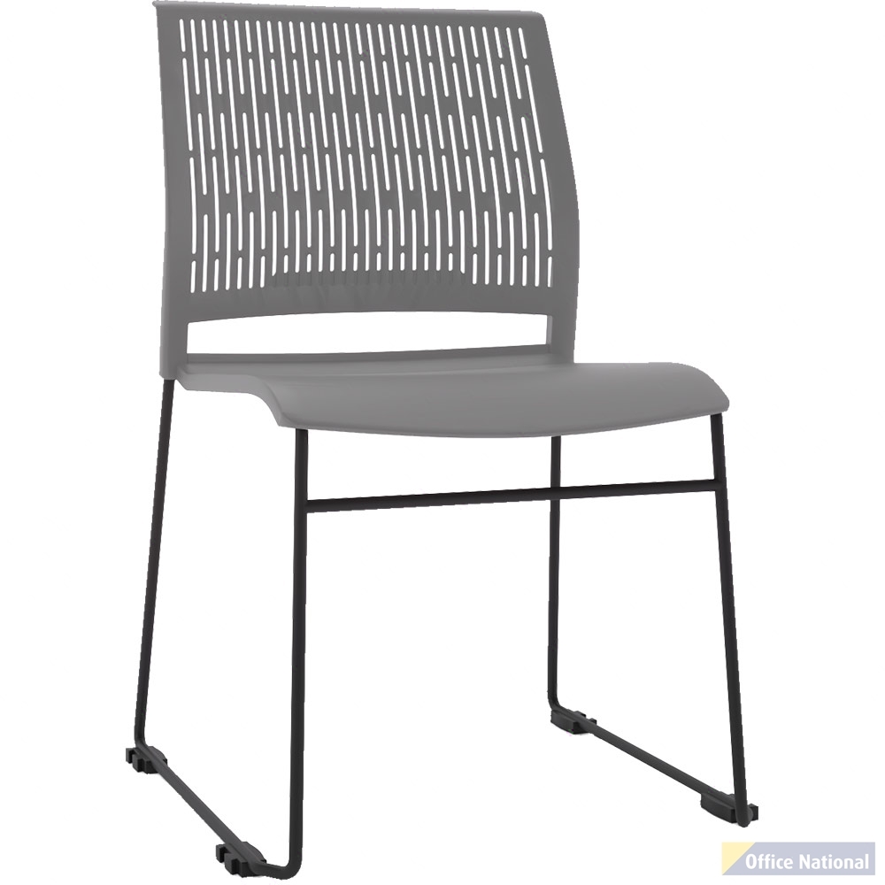 OLG STAX CHAIR SLED BASE MATTE GREY