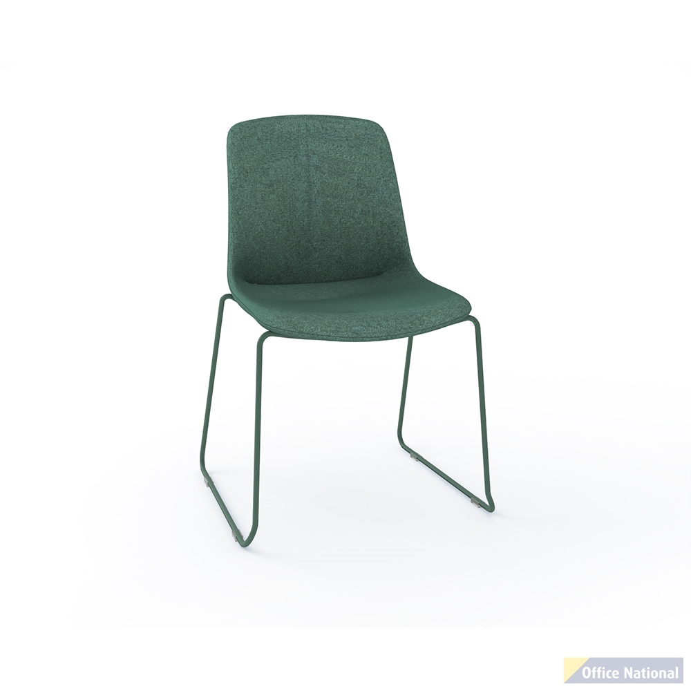 OLG VISTA GLIDE CHAIR FULLY UPHOLSTERED MOSS