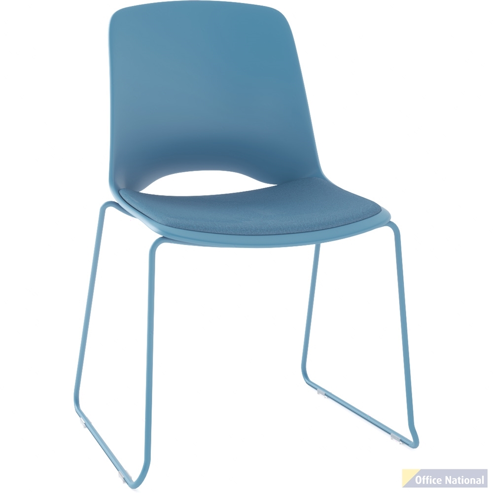 OLG VISTA GLIDE CHAIR PADDED SEAT SKY