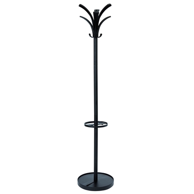 ALBA BRIO COAT RACK 1750 X 350 X 350MM BLACK