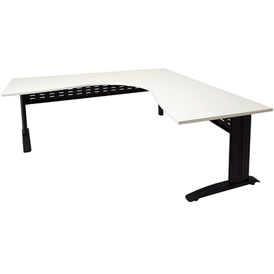 RAPID SPAN CORNER WORKSTATION 1800 X 1500 X 700MM WHITE/BLACK
