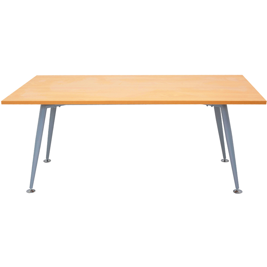 RAPID SPAN MEETING TABLE 1800 X 750MM BEECH/SILVER