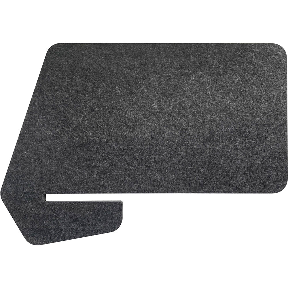 Sana Acoustic Desk Divider Slider 796 X 564 X 24mm Shadow