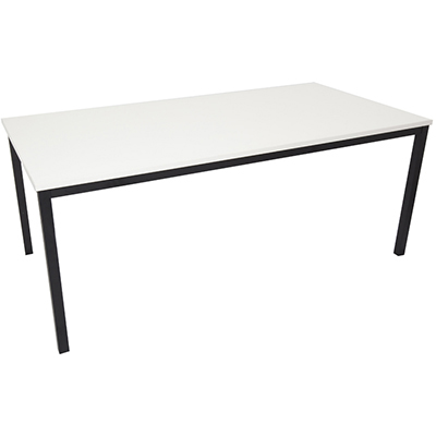 RAPIDLINE STEEL FRAME TABLE 1200 X 600MM WHITE