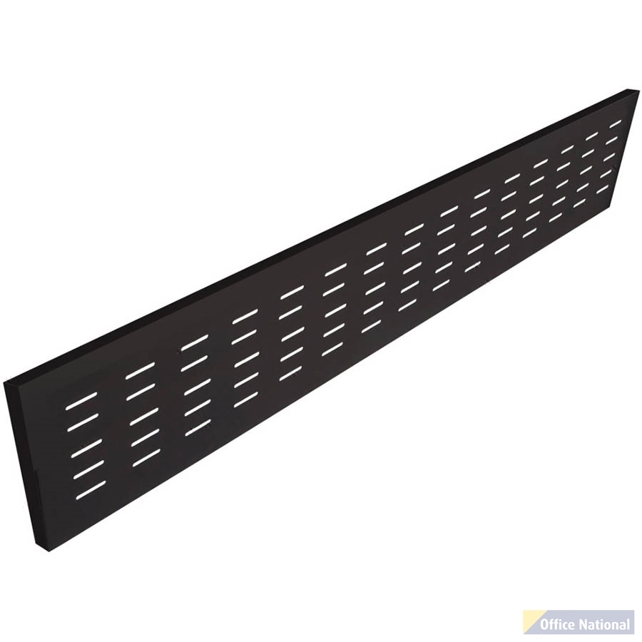 RAPID SPAN METAL MODESTY PANEL 1800MM DESK 1590 X 300MM BLACK