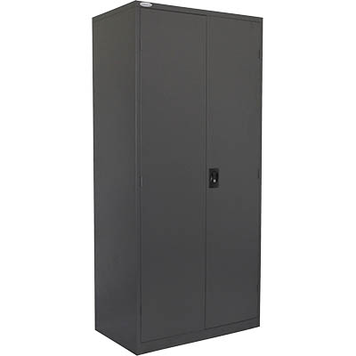 Steelco Stationery Cabinet 4 Shelves 2000 X 914 X 463mm Graphite Ripple