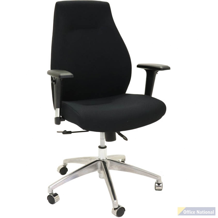 RAPIDLINE SWIFT OPERATOR CHAIR HIGH BACK ARMS BLACK