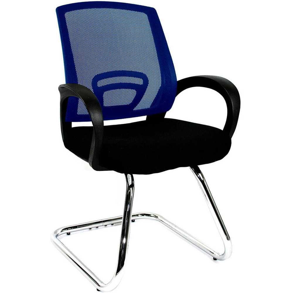SYLEX TRICE VISITOR CHAIR BLUE/BLACK