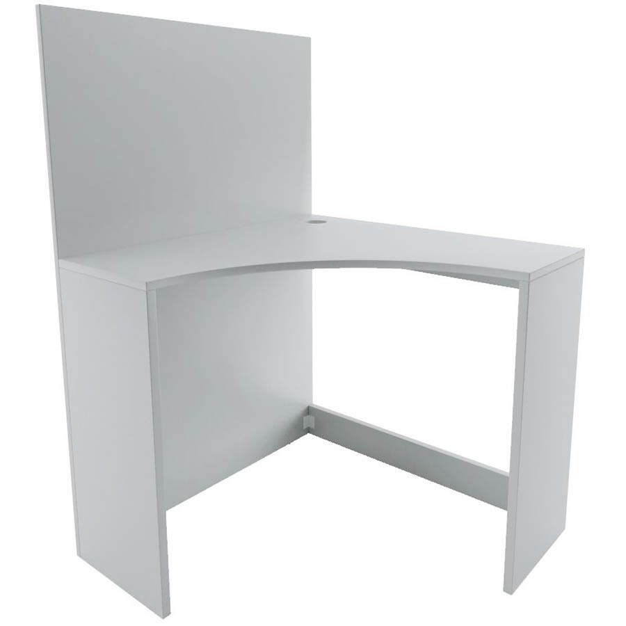 SYLEX ISO-STUDY CARREL 800 X 800 X 1200MM OYSTER GREY