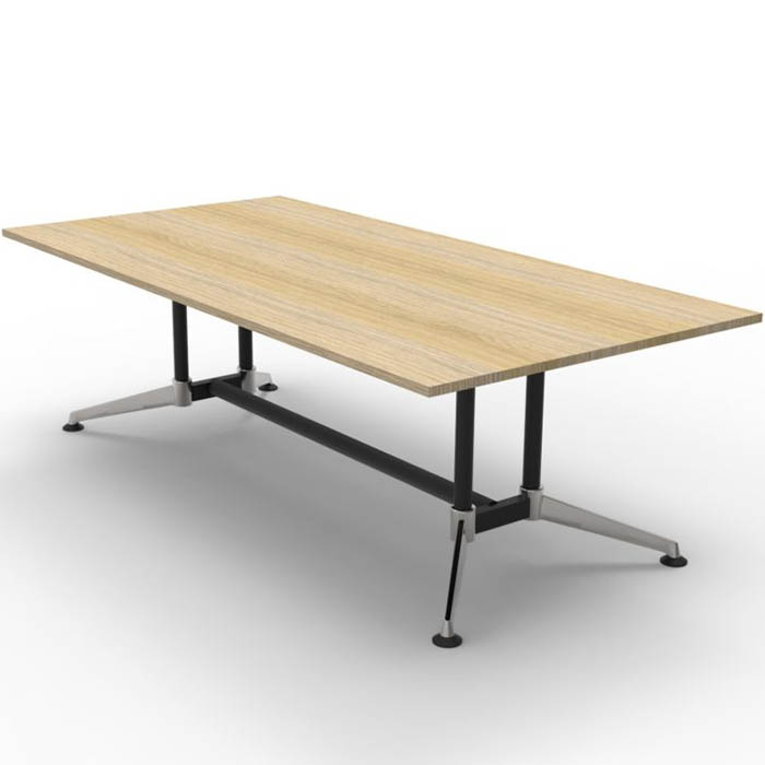 Rapidline Typhoon Meeting Table 1800 X 900 X 750mm Natural Oak