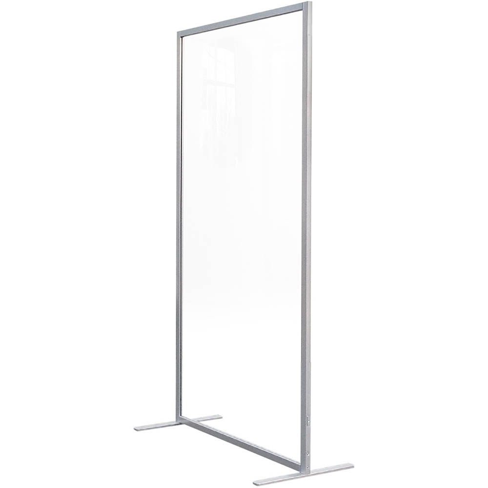 Visionchart Wave Screen Straight 1800 X 800mm Clear