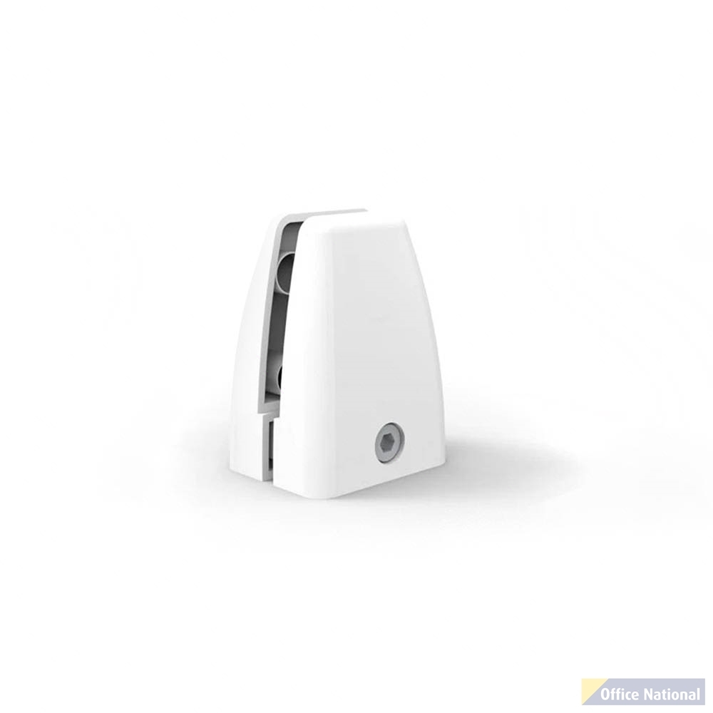 SANA ACOUSTIC DESK SCREEN CLAMP TOP MOUNT WHITE PACK 2