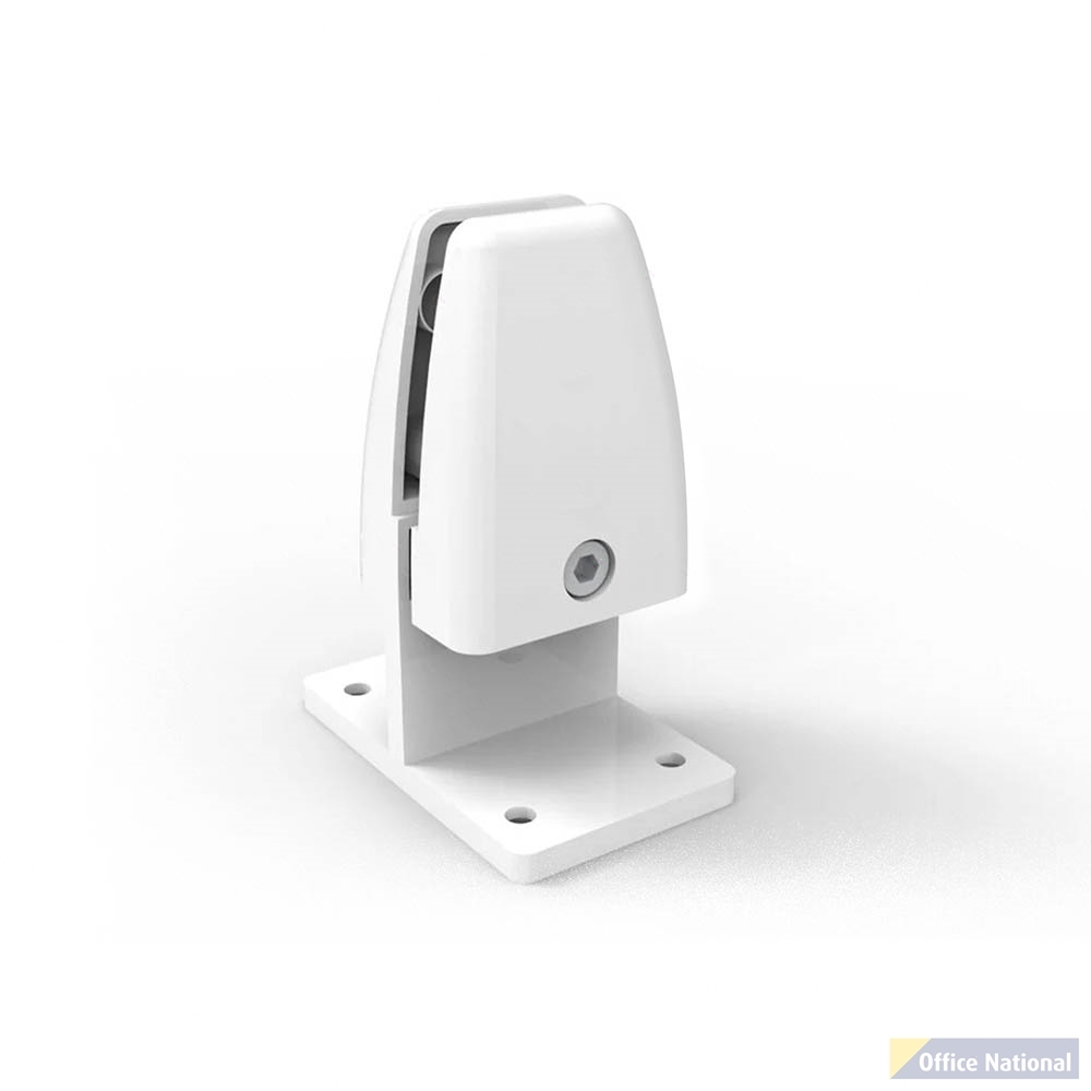 SANA ACOUSTIC DESK SCREEN CLAMP DIVIDE MOUNT WHITE PACK 2