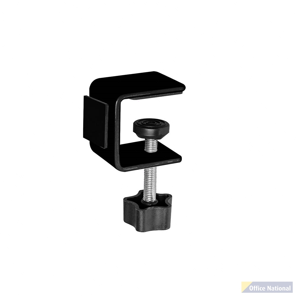 SANA ACOUSTIC DESK SCREEN CLAMP DUAL MOUNT BLACK PACK 2