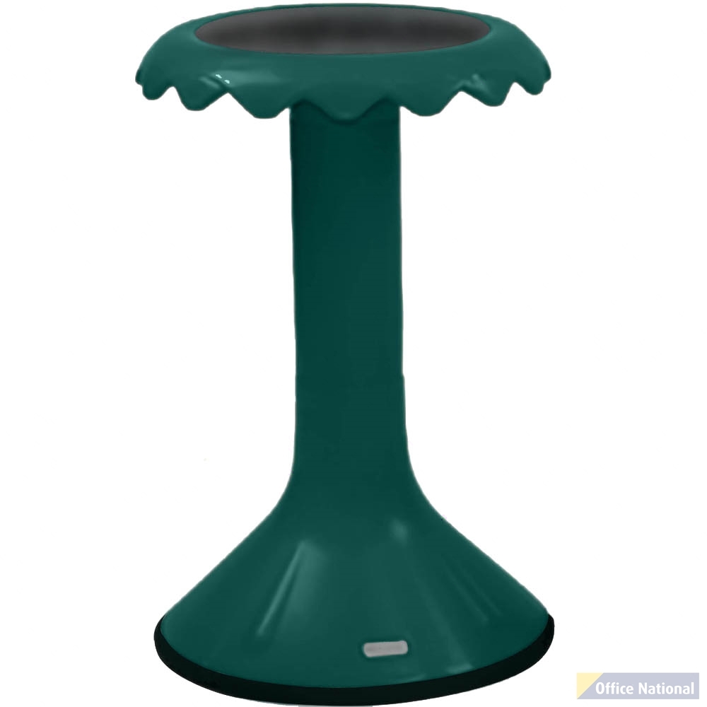 VISIONCHART EDUCATION SUNFLOWER STOOL 520MM HIGH LAKE GREEN
