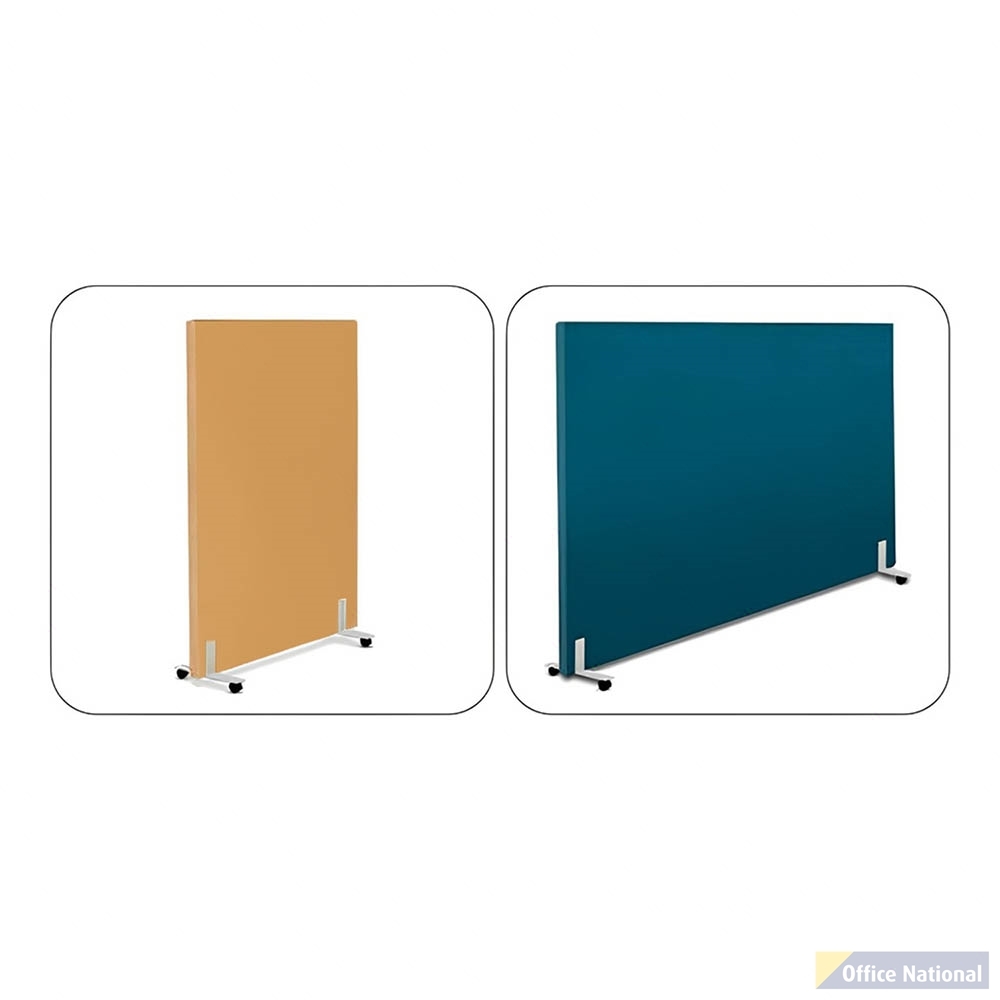 VISIONCHART MOBILE ROOM DIVIDER LIGHTWEIGHT SCREEN 1500 X 1190MM AUTEX COLOURS