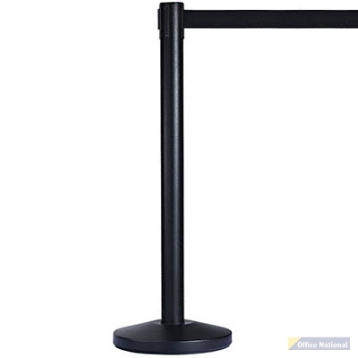 RETRACTA Q BARRIER STAND AND BELT 2 METRE BLACK