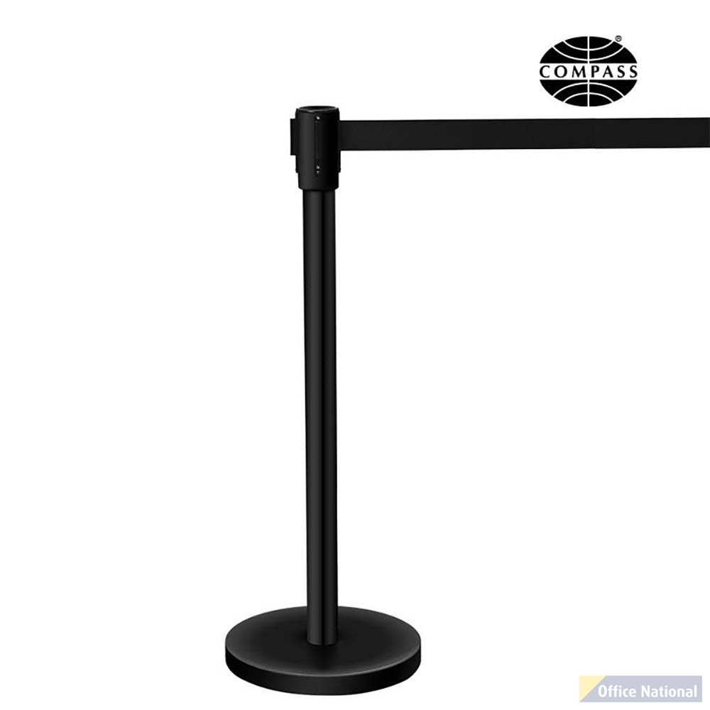 COMPASS BELT BARRIER WITH INTERNAL BELT STANDARD GRADE MATT BLACK