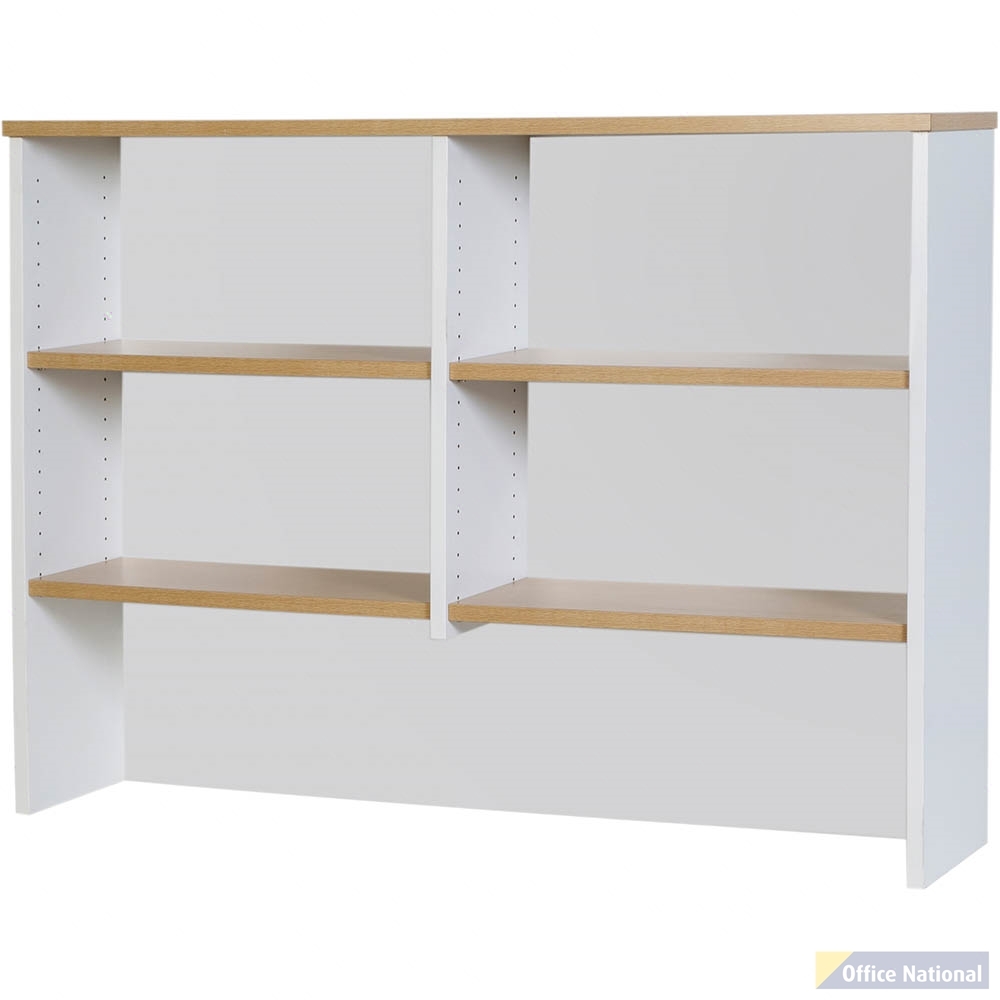 OXLEY HUTCH 1200 X 315 X 1075MM OAK/WHITE