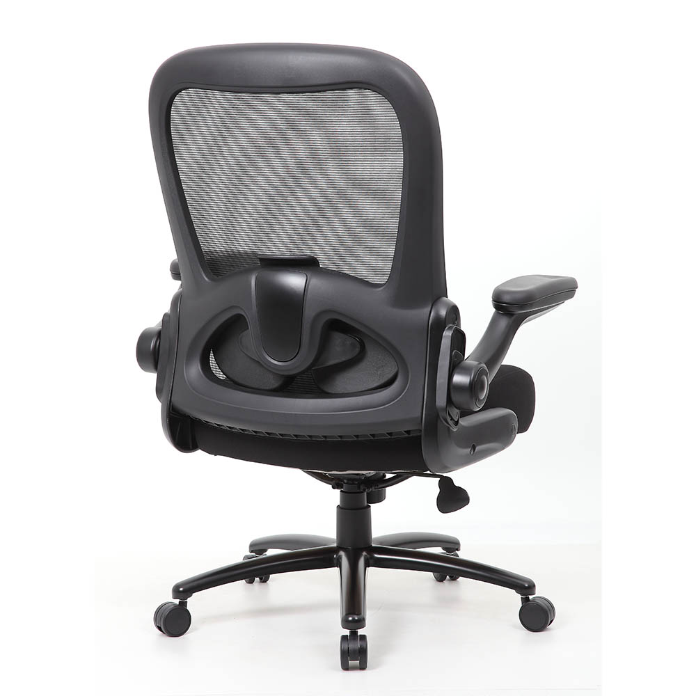 YS DESIGN GIANT HIGH BACK EXTRA HEAVY DUTY CHAIR 770 X 580 X 720MM BLACK