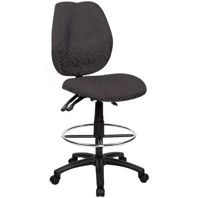 Sabina Drafting Chair High Back Black