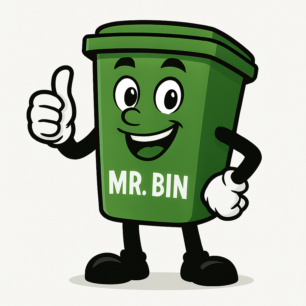 Clean garbage bin