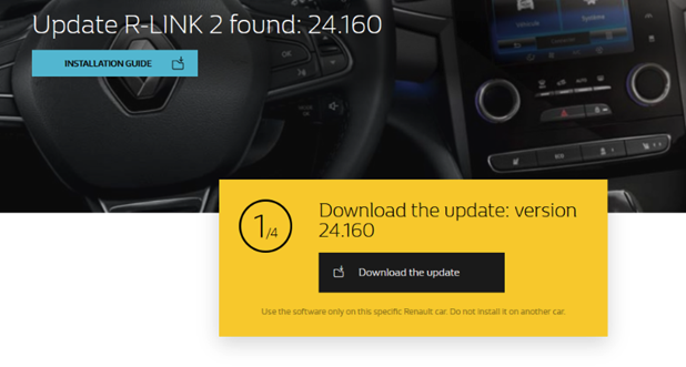 R-Link2 Update to v8 - Full screen Android Auto / CarPlay +