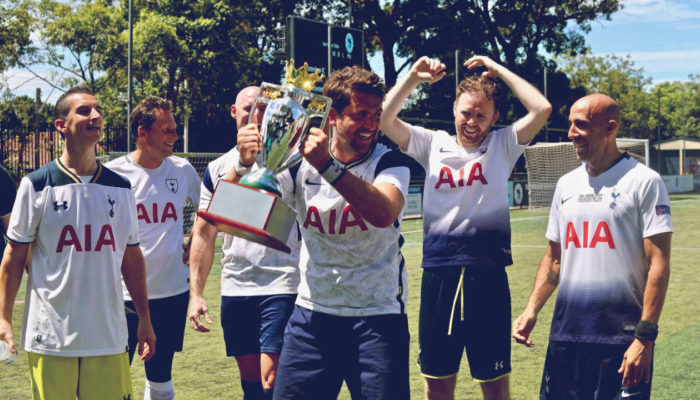 Sydney OzSpurs celebrating their cup win!