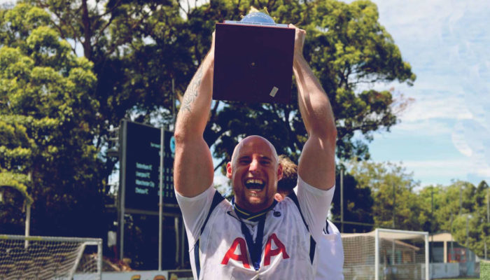 Sydney OzSpurs celebrating their cup win!