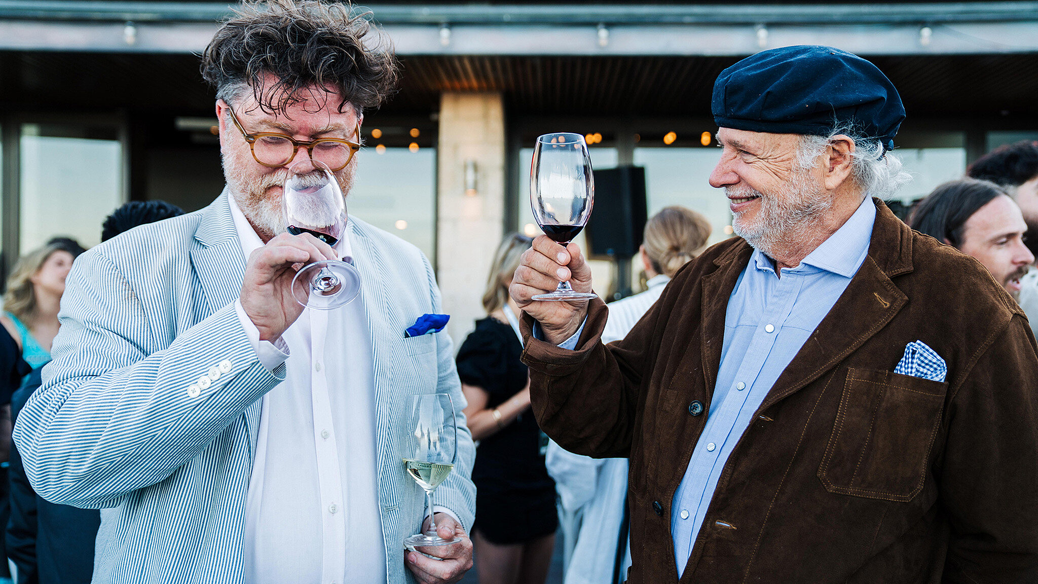 Paird festival NICK RYAN AND FRANCIS MALLMANN WELCOME PARTY PULLMAN PHOTO CRED MAX ZAPPAS 2