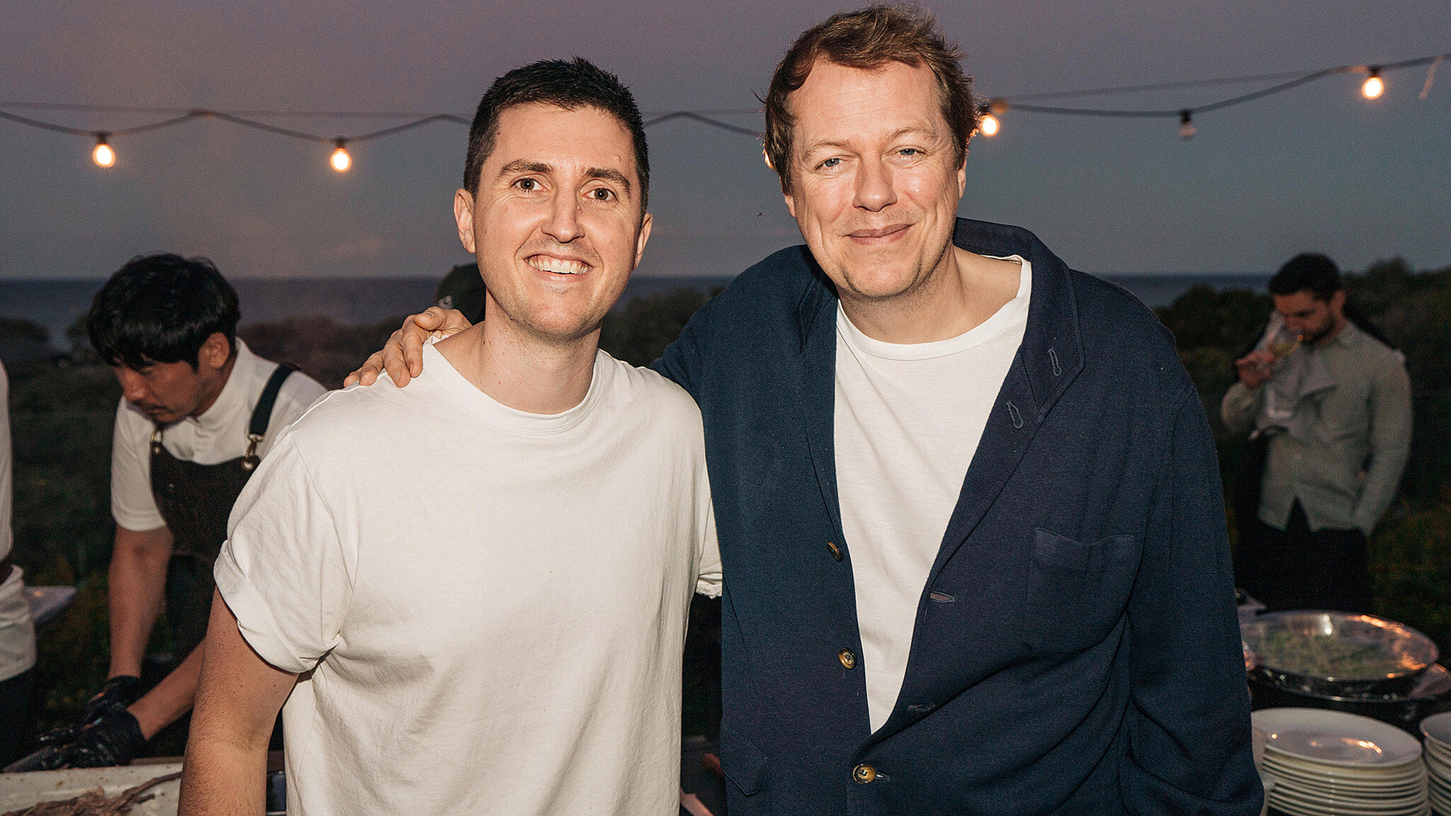 Paird festival tom parker bowles and josh niland welcome party