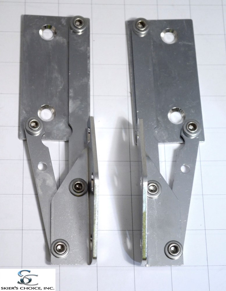 Hinge, Two Arm SS, L&R Flat $
