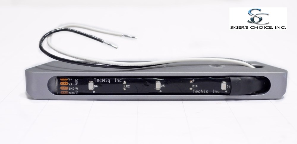 Light, Bar, Machined,Dk Grey