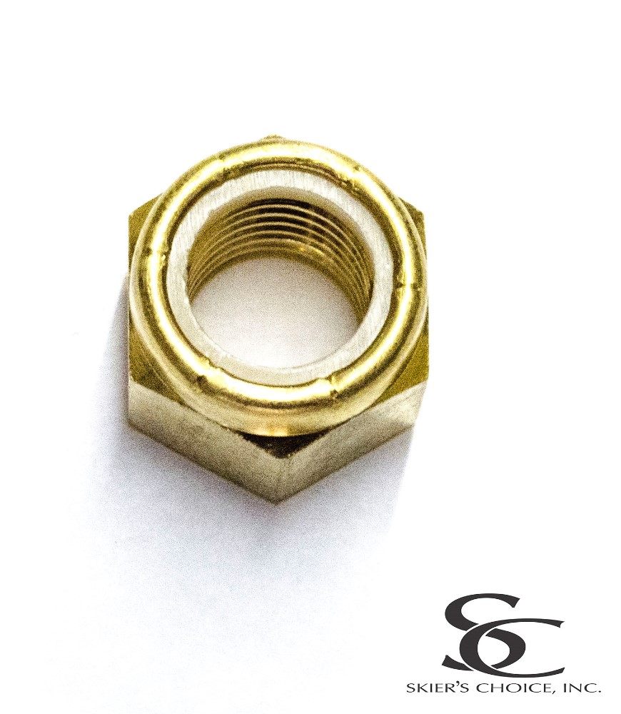 Nut, 3/4\" - 10 Lock Nut Brass