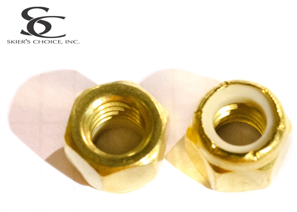 Nut, 3/8-16 Brass Lock Nut