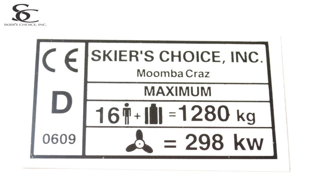 Capacity Sticker, CE  MG