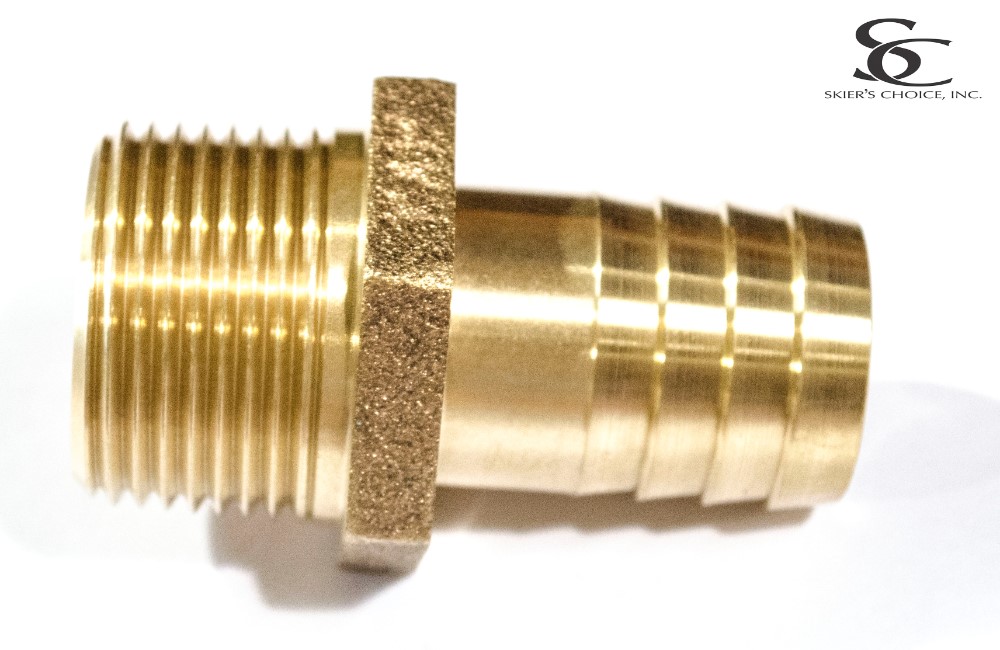 Fitting, Straight, 1\", Brass