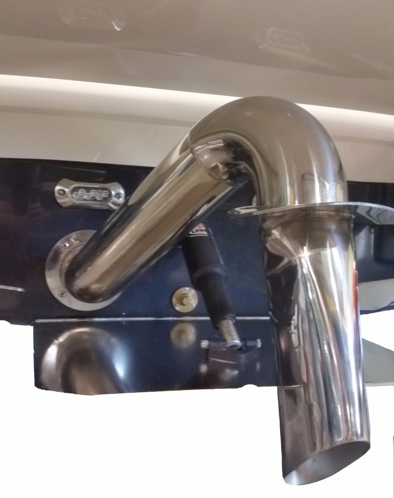 Exhaust Port, 4\",Surf w/Defl