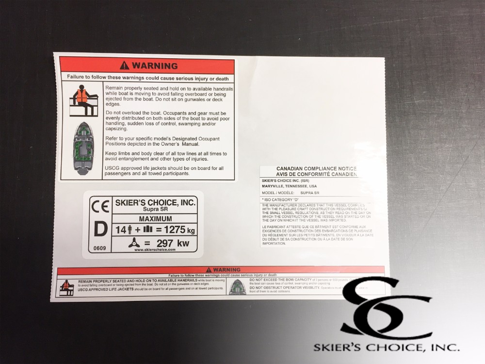 Label, Capacity Model SJ