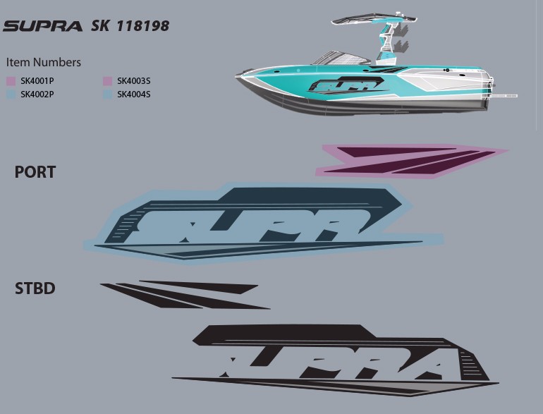 Decal, Roost, Port & Stbd, SK~