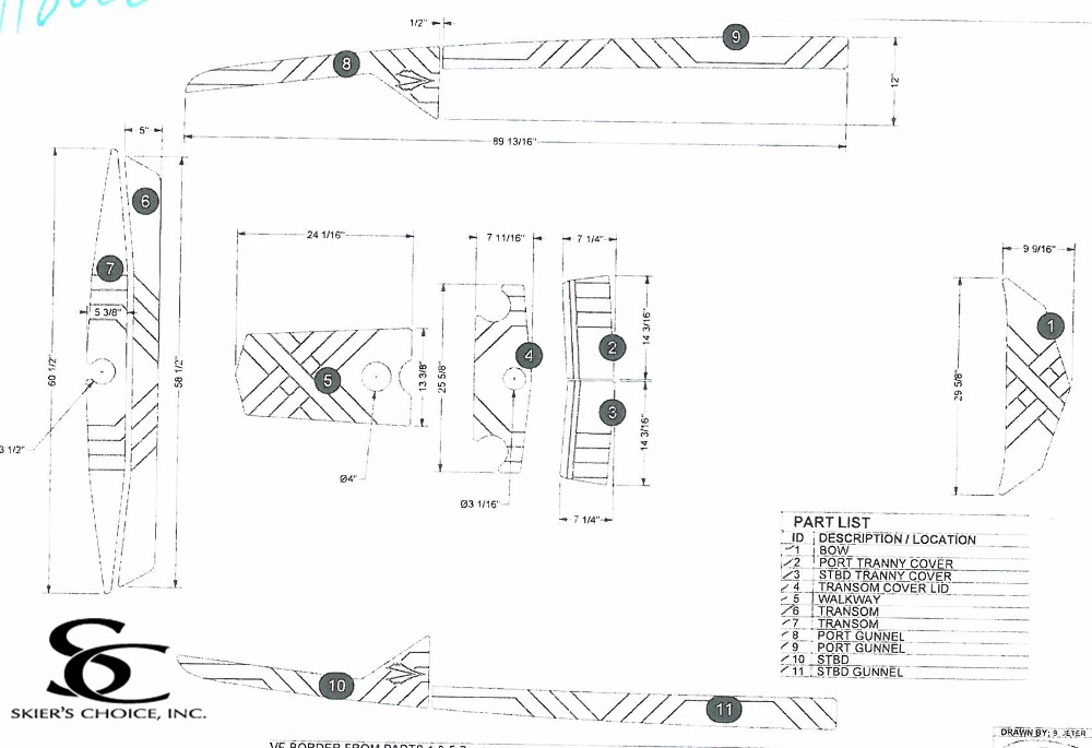 Nonskid Kit, Gunnel, SK (SL)