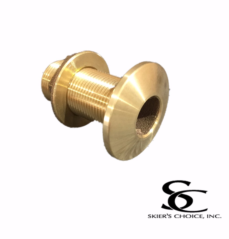 Fitting, Thru-Hull, 3/4 Brass
