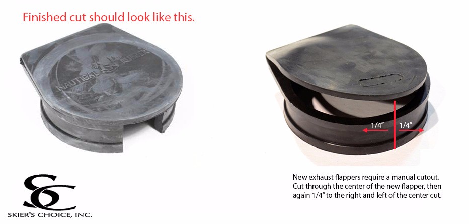 Flapper, 3-1/2\" Exhaust