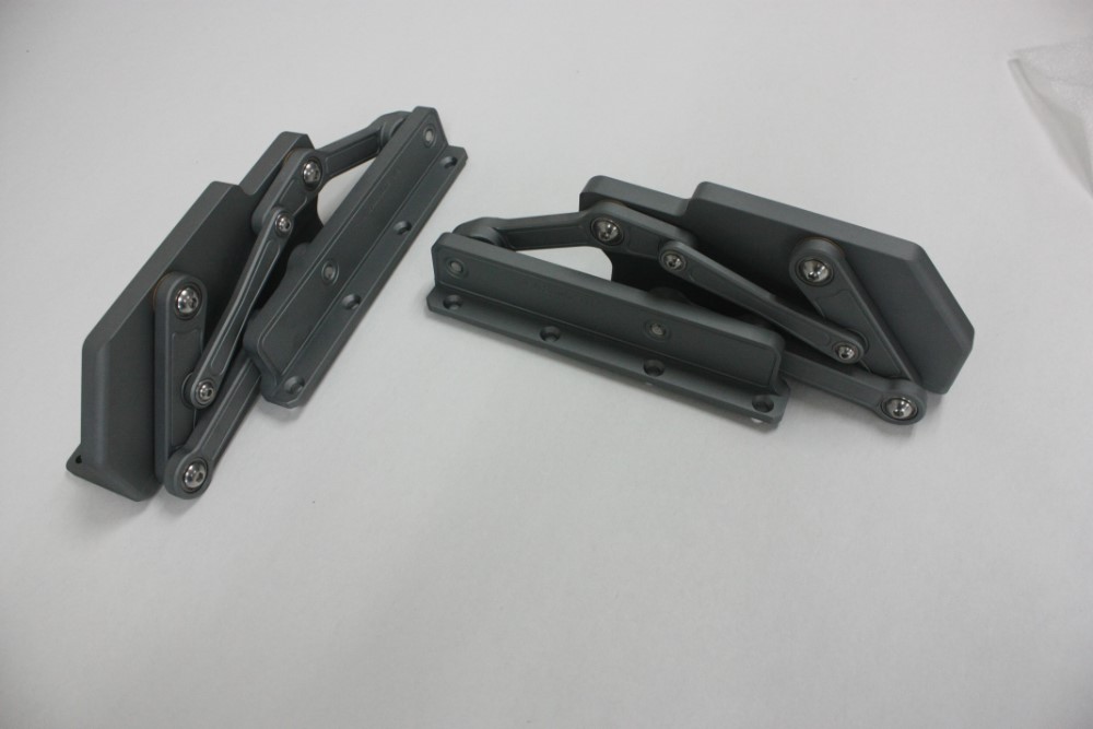 Hinge, Flip-Up Sundeck, Dk Gry