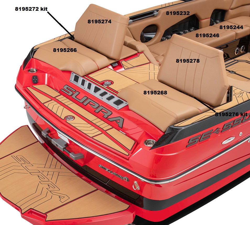 Sundeck, Stbd w/ Flip-Up back