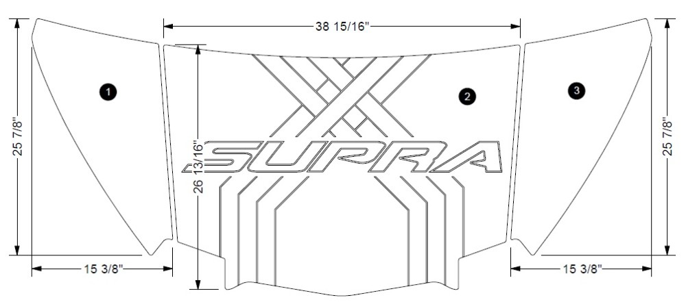 Nonskid, Platform, 3pc Kit ~