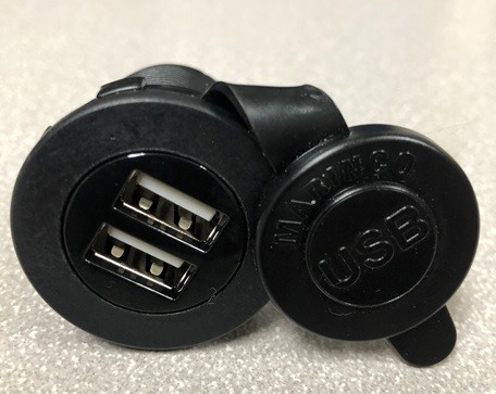 +Receptacle, Dual, USB, No