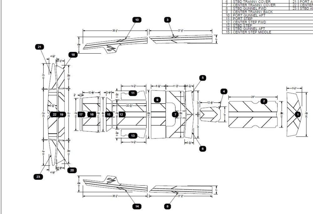 Nonskid Kit, Gunnel, SP (SA) ~