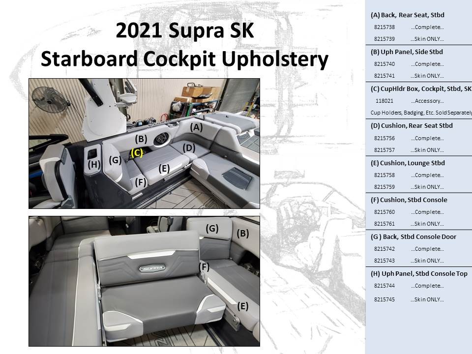 Cushion, Stbd Console